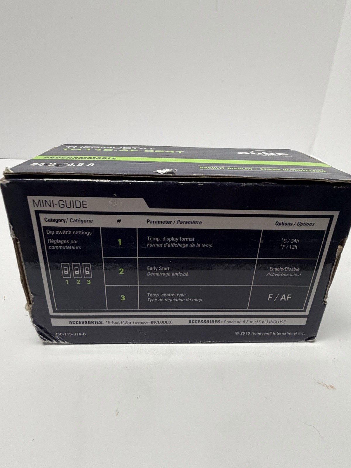 NEW Aube TH115-AF-024T Programmable Low Volt Thermostat, FREE SHIPPING