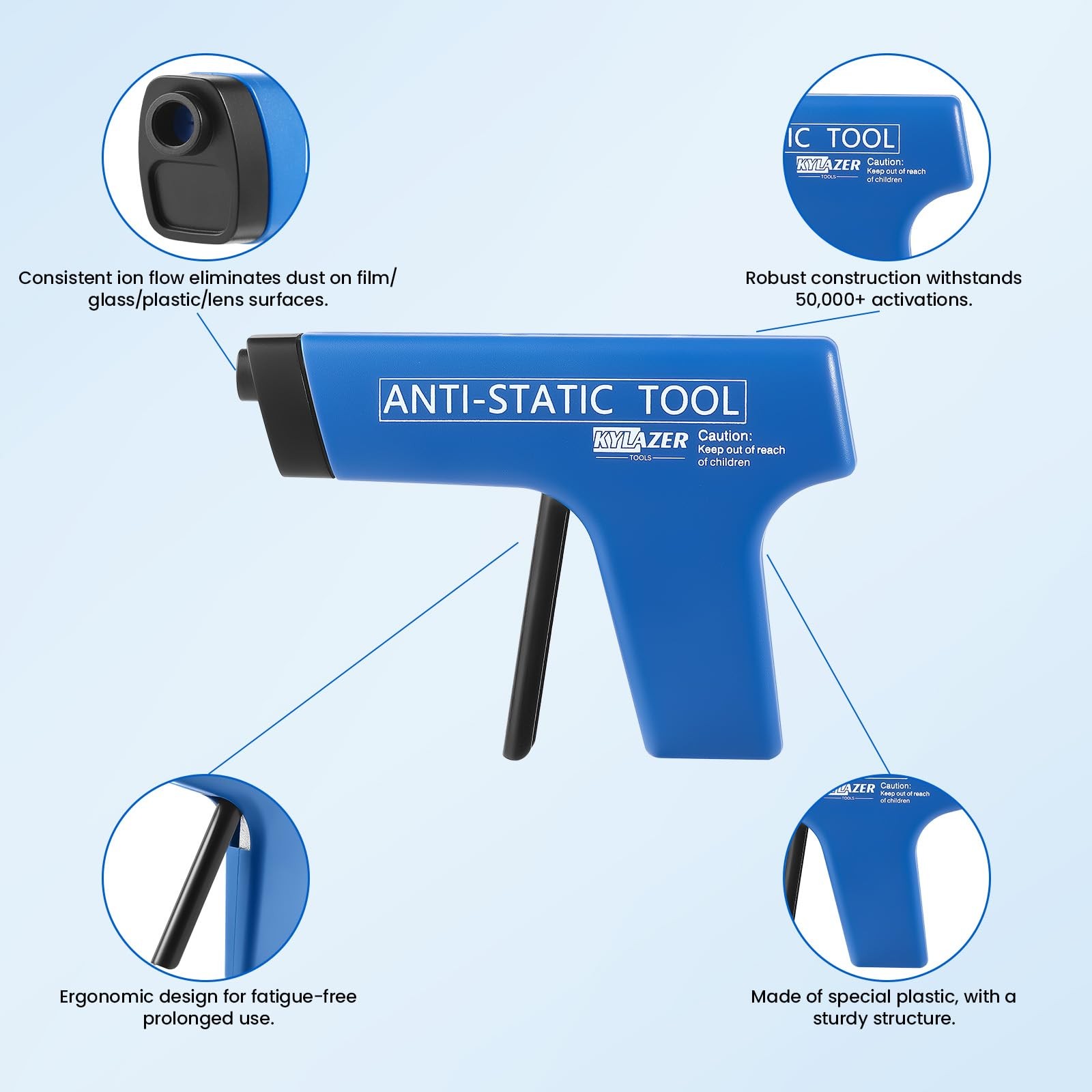 Anti Static Gun | Static Eliminator | Static Neutralizer Gun | Static Electri...