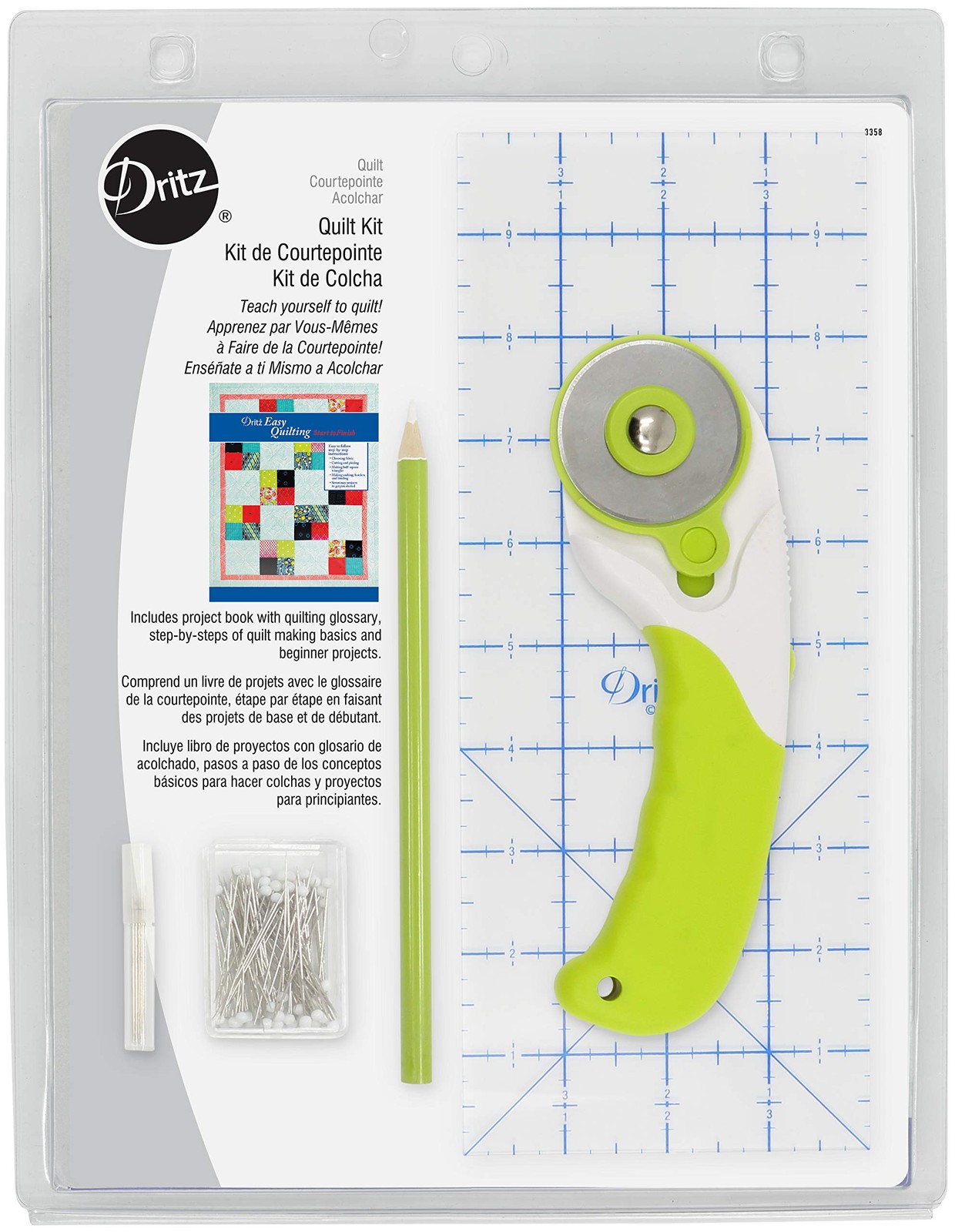 Dritz 3358 Easy Quilting Start to Finish Kit
