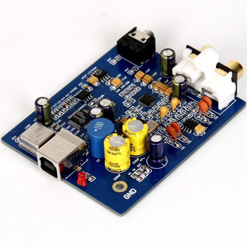 YJ00130-SA9023+ES9018K2M Audio DAC Sound Card 24-bit 96K