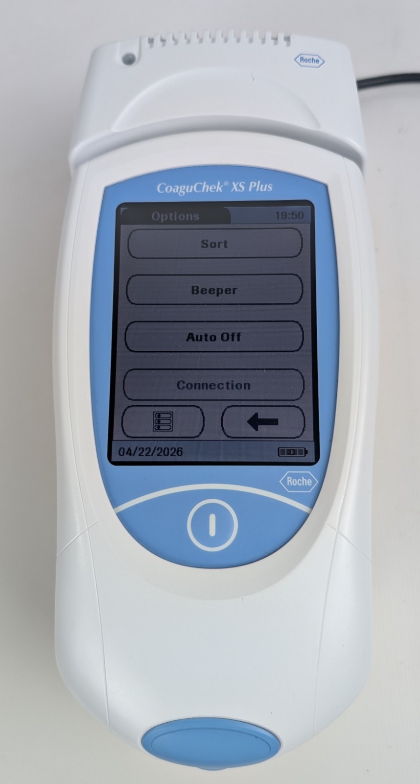 Roche CoaguChek XS Coagulation Meter and Base (No Test Strips)