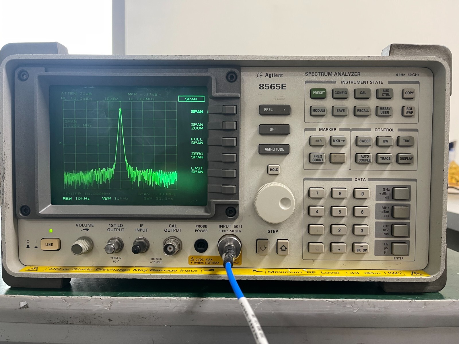 Agilent Keysight 8565E 9KHz - 50GHz Spectrum Analyzer w/ 85620A module_1503