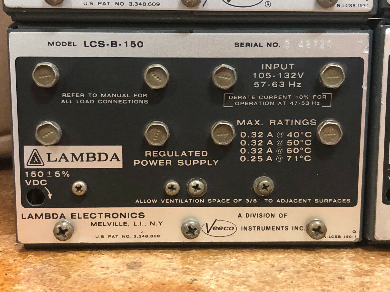 USED Lambda LCS-B-150 Regulated Power Supply FREE SHIPPING