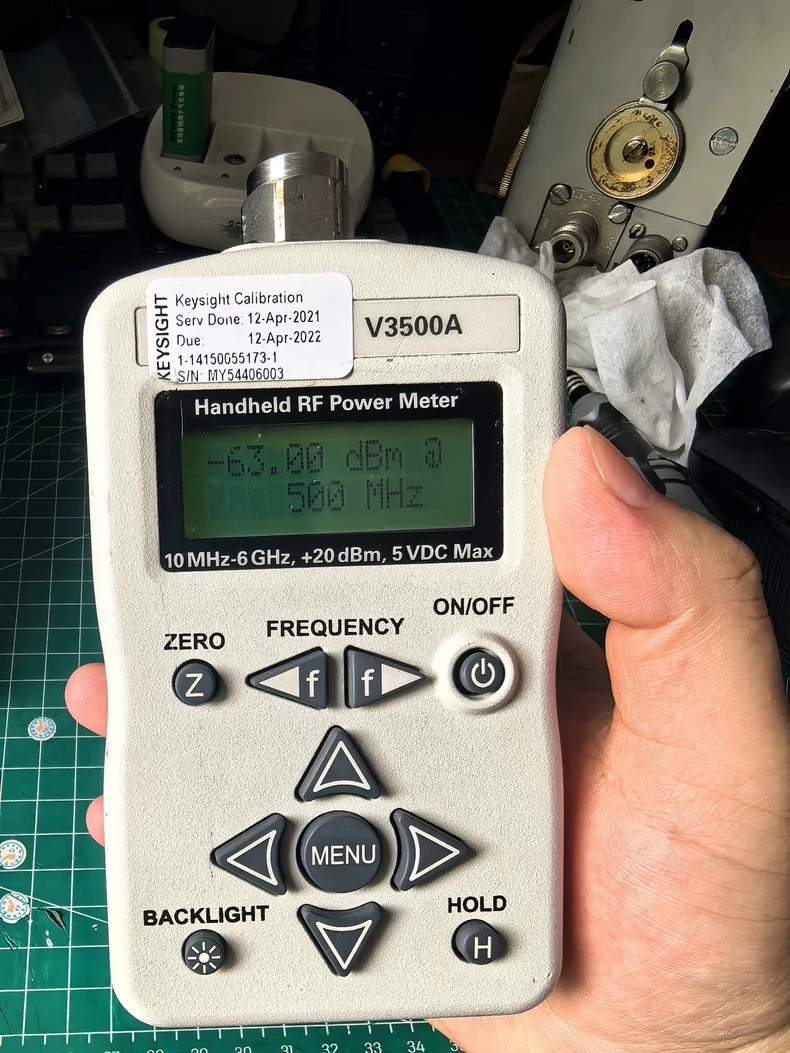 1PCS USED KEYSIGHT agilent V3500A 10MHZ-6GHZHANDHELD RF POWER METER@Z