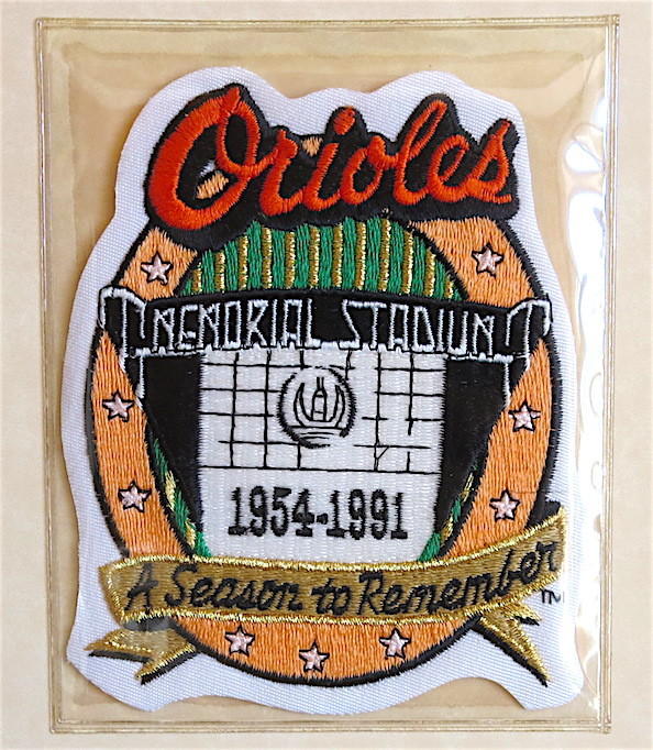 1991 BALTIMORE ORIOLES Willabee & Ward LOST TREASURES BASEBALL TEAM PATCH ~ ONLY