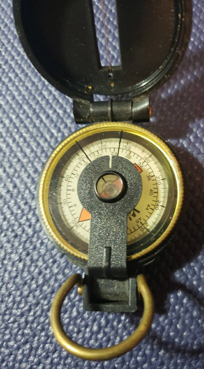 Vintage Engineer Directional Compass Made In Japan