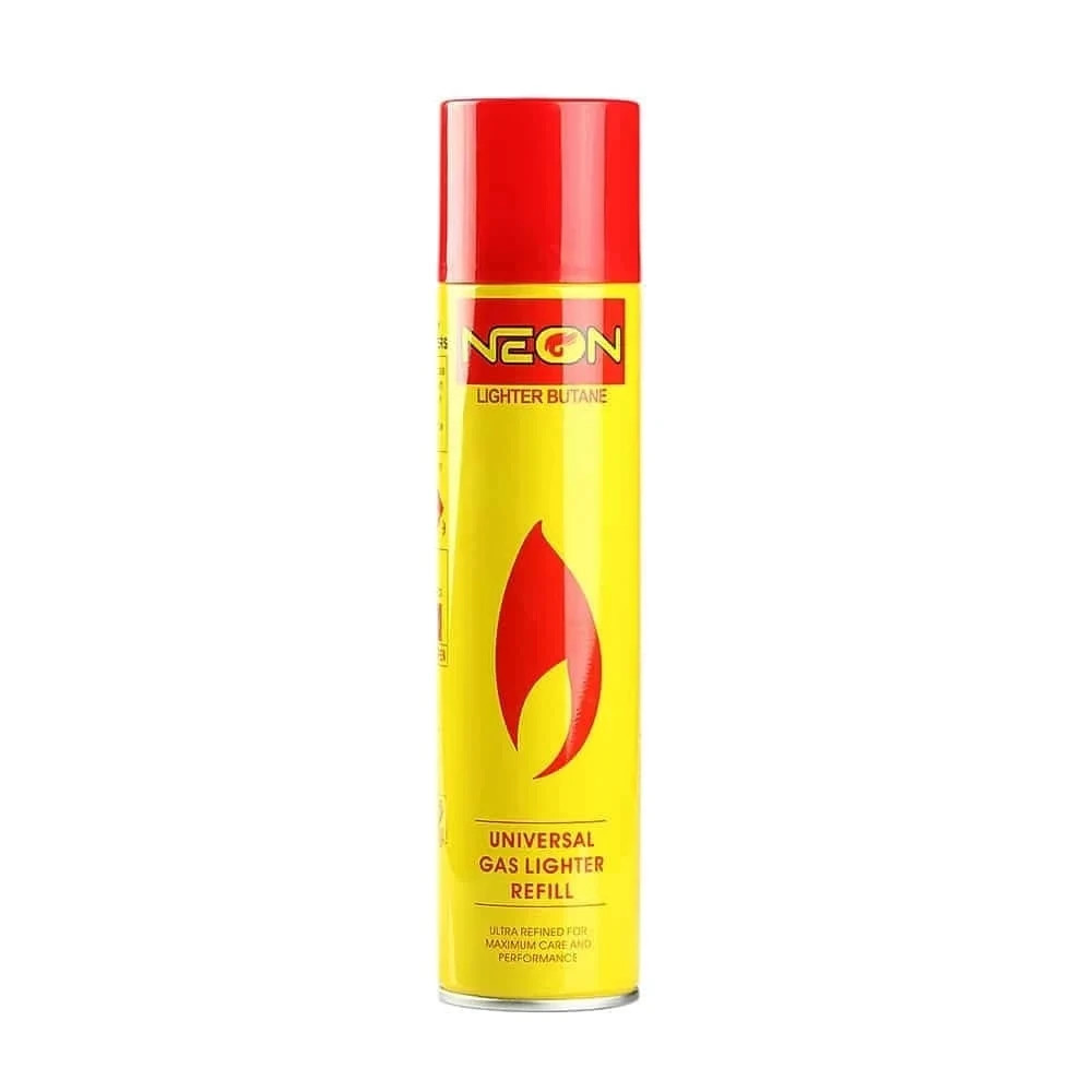 Neon lighter butane gas refill universal fluid fuel ultra refined 10.14 oz