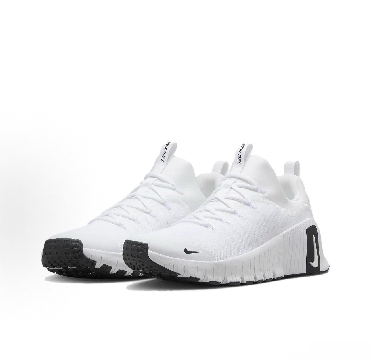 Nike Free Metcon 6 White Black Training Work Out Shoes FJ7127-101