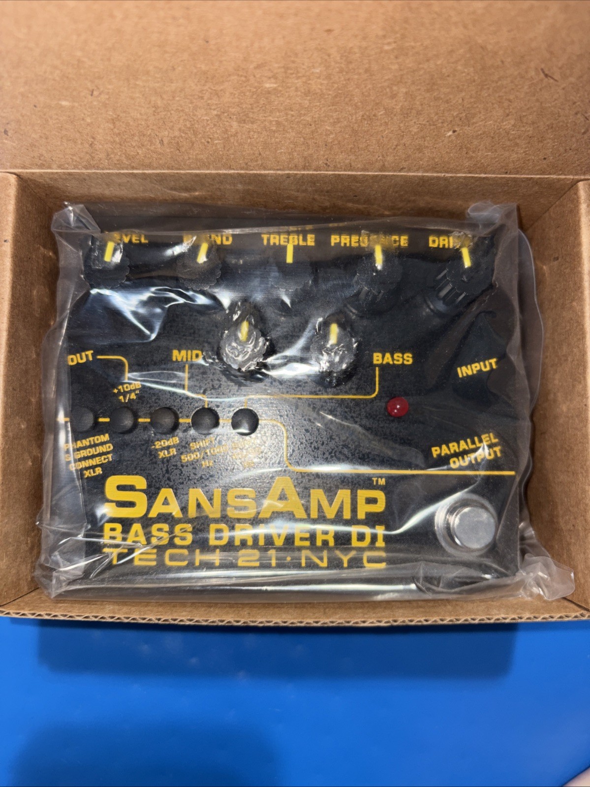 Tech 21 SansAmp Bass Driver DI V2 Bass Guitar Pedal Brand New