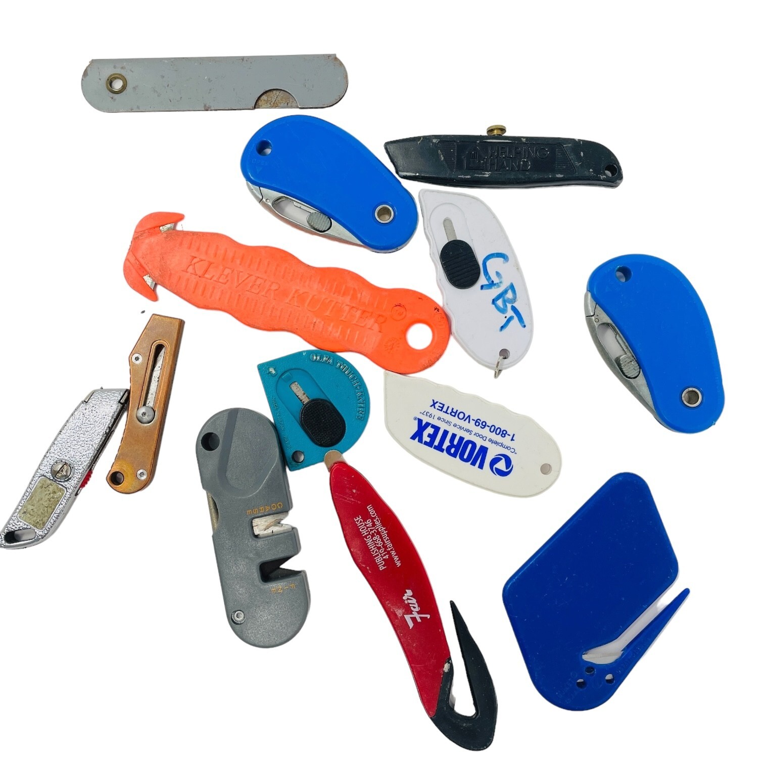 13 pcs Variable Purpose Handy Cutting Tools and Sharpeners Pocket Safety