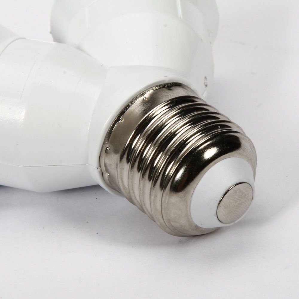 3pcs 2 in 1 Light Socket Splitter Adapter for E26/E27 medium base