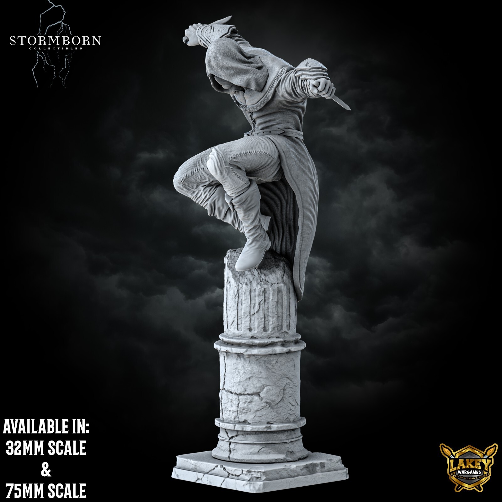 Corvus Alternative Pose - Stormborn Collectibles | DnD | 3D Printed Miniature |