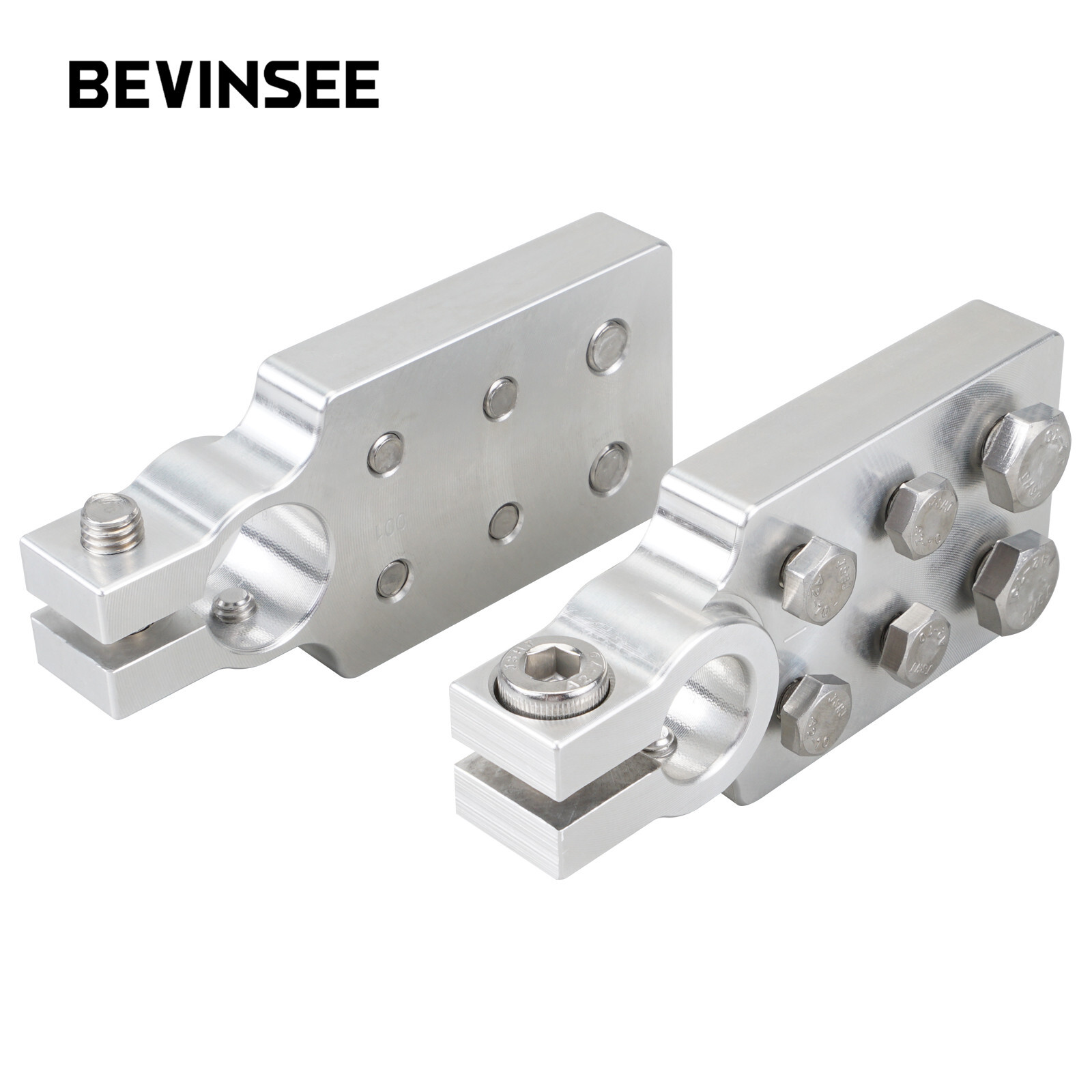 For Car Audio 6 Spot Flat Multi Connection Battery Terminals For SAE Post