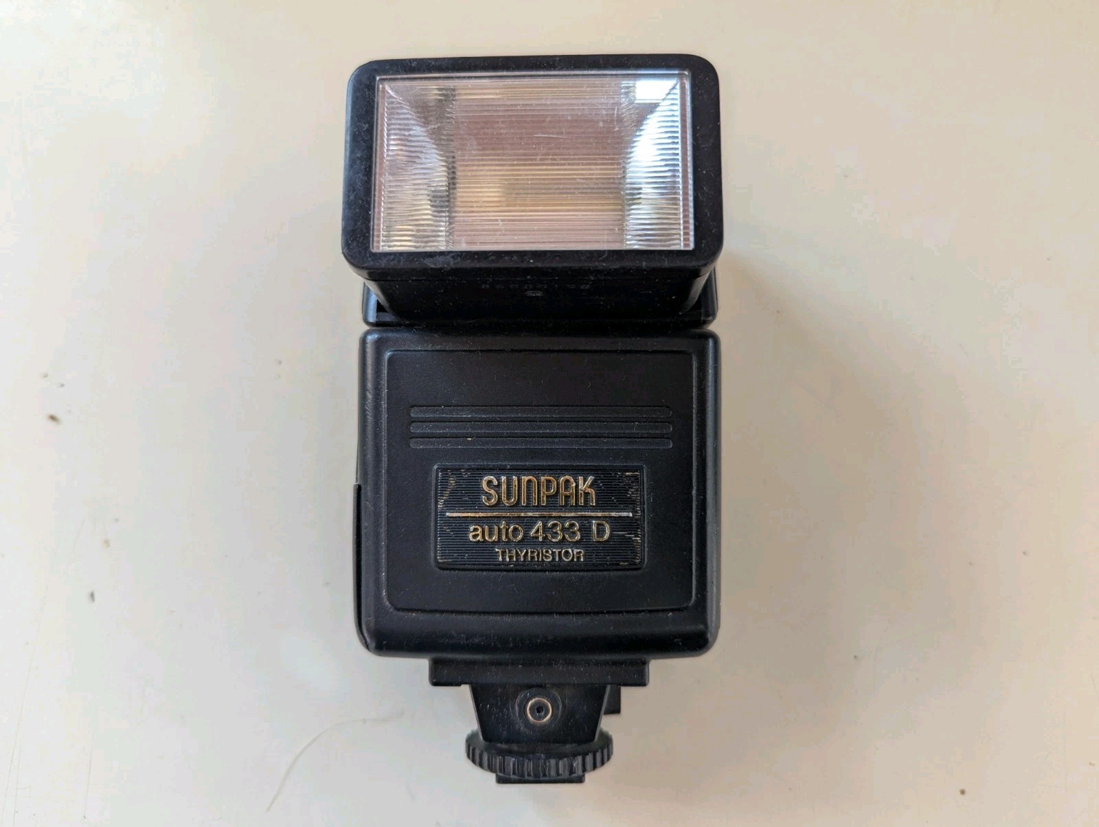 Sunpak Auto 433D Thyristor Shoe Mount Flash Olympus OM Tested And Working
