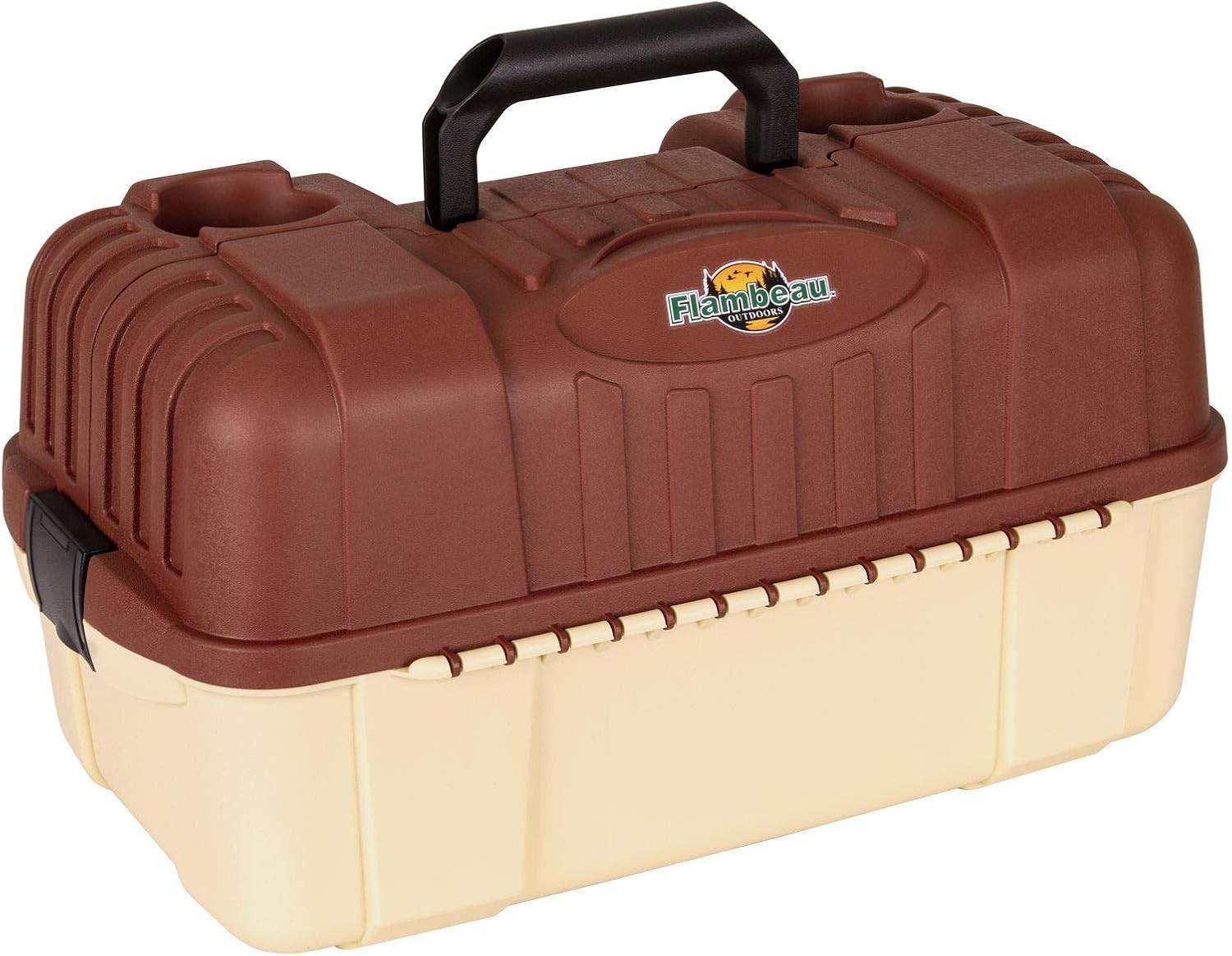 Outdoors 2059 Hip Roof 7-Tray Fishing Tackle Box Large Portable All-Weather