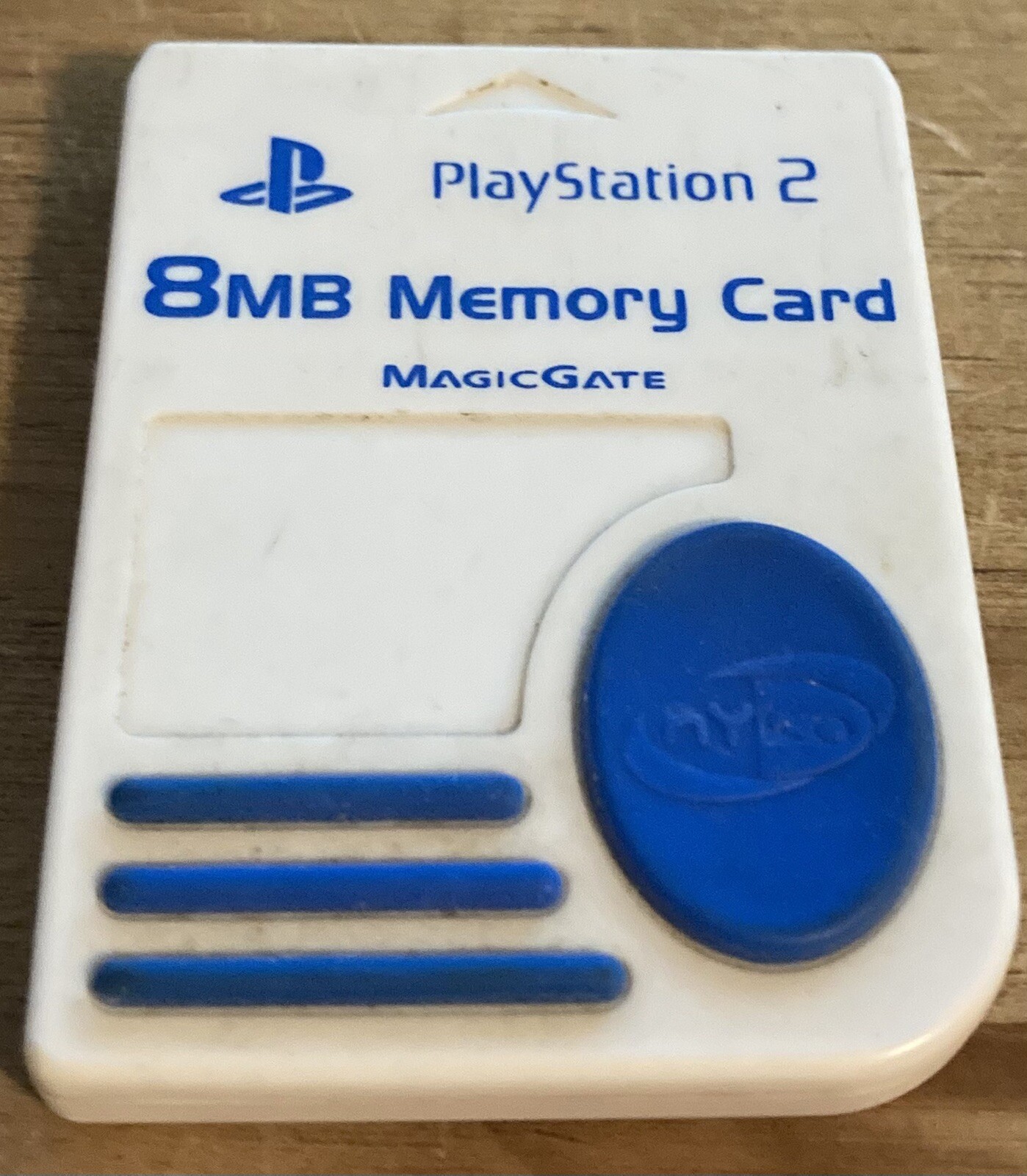 MagicGate White Nyko 8MB Memory Card for Playstation 2 PS2 Console Game System