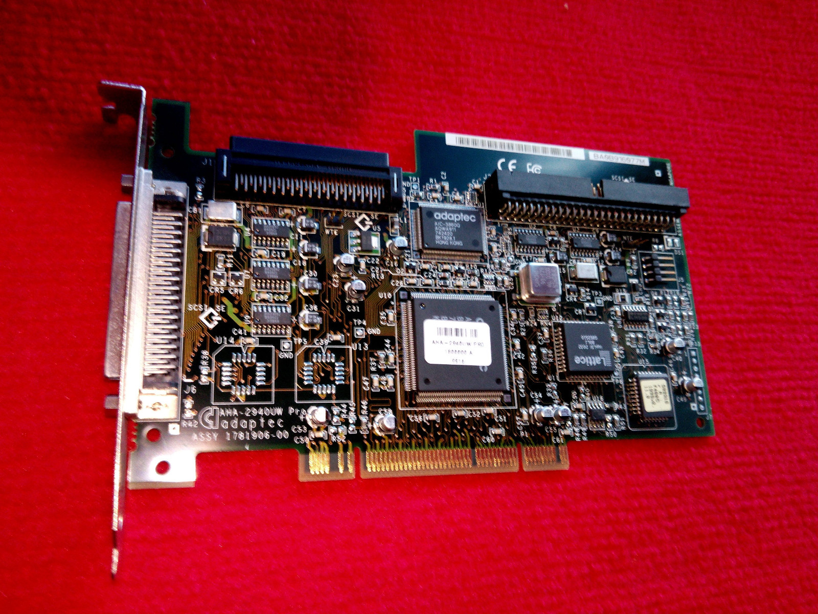 Excellent! Adaptec Controller Card AHA-2940 UW PRO PCI-SCSI Adapter Card PCI3.0
