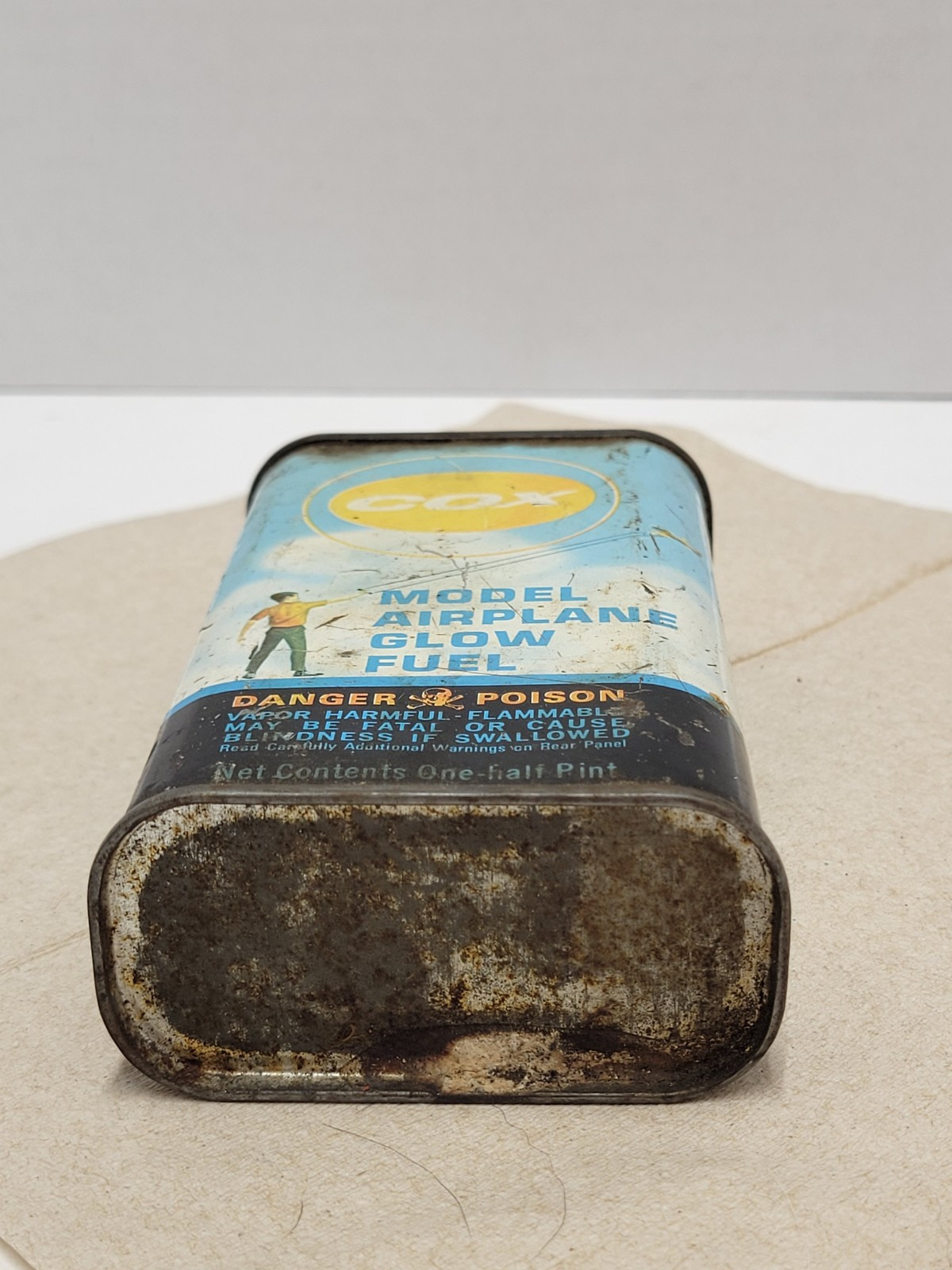 COX THIMBLE DROME AIRPLANE EMPTY GLOW FUEL CAN