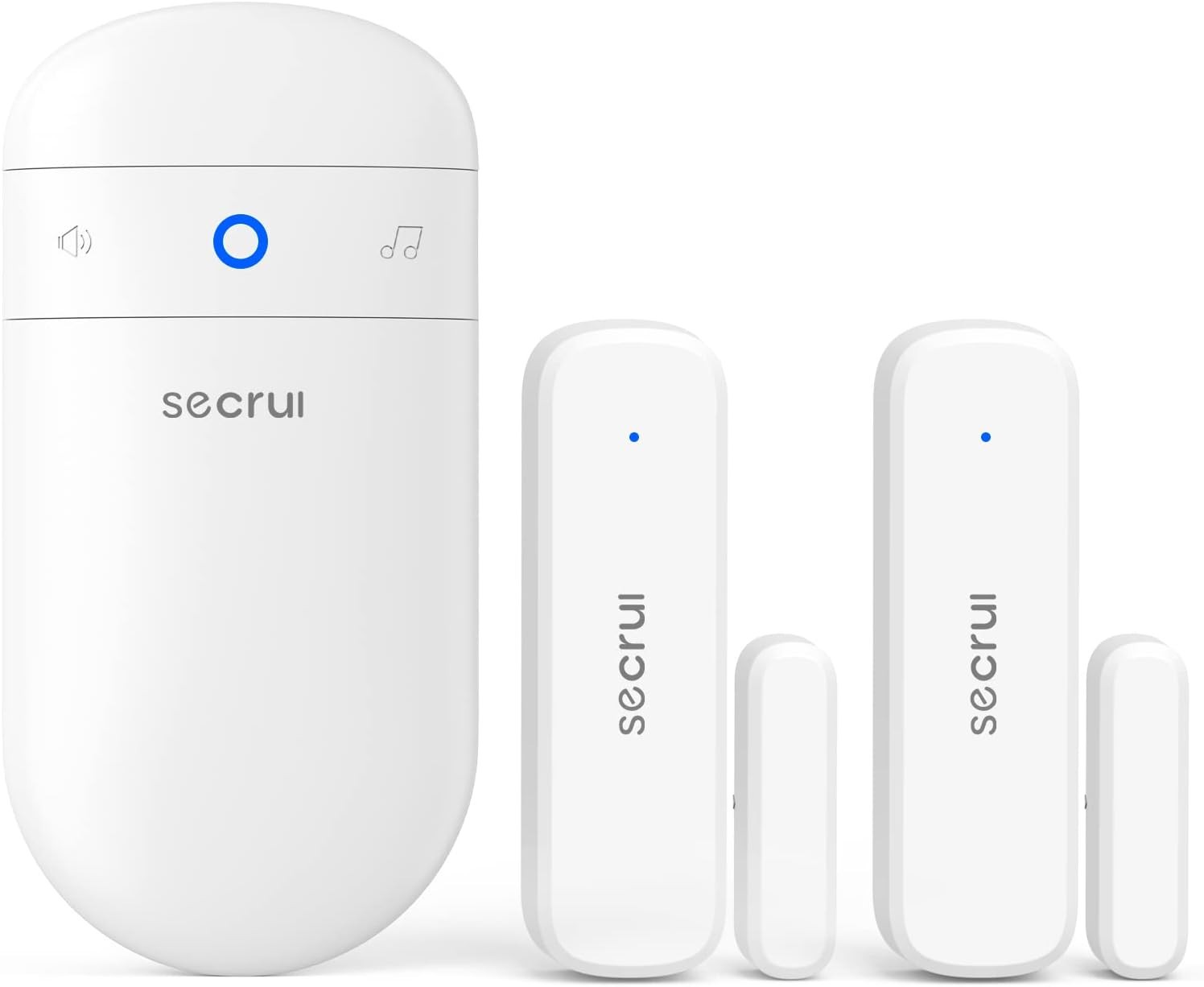 Wireless Door Chime Kit ABS 500ft Range Adjustable Volume Easy Install