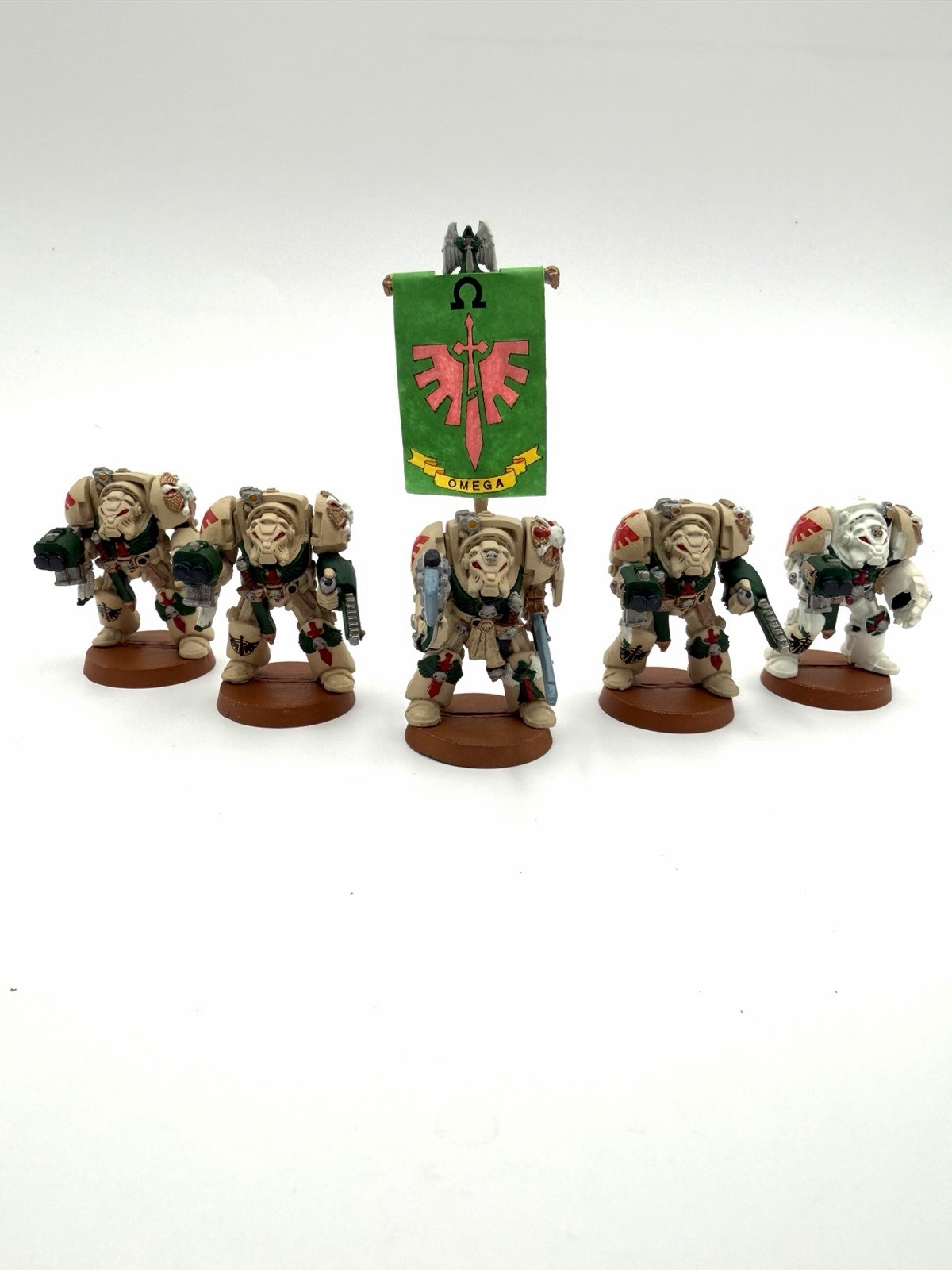 GW Warhammer Space 40K Marines Dark Angels Deathwing Terminator OOP Metal 2nd Ed