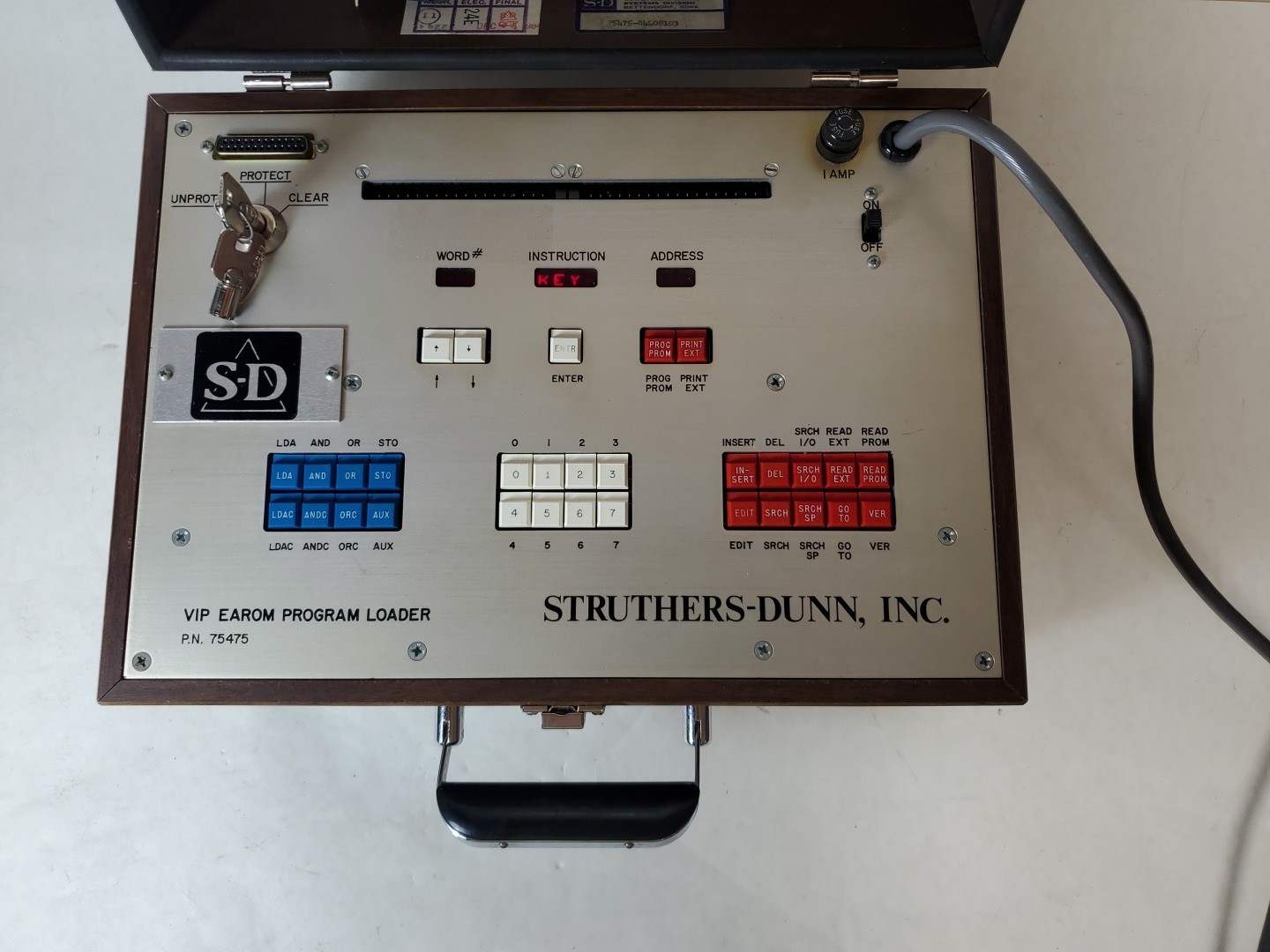 Vintage Struthers Dunn 75475 VIP EAROM Program Loader Memory Programmer - AS IS