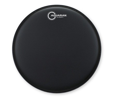 Aquarian Hi-Velocity Black Texture Coated Double Ply Snare Drum Batter