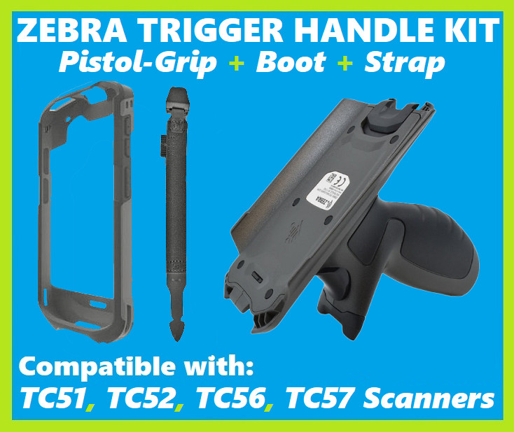 ✅Zebra TRG-TC51-SNP1-03 Trigger Handle Kit TC51, TC52, TC56, TC57 Scanners!🔥⭐
