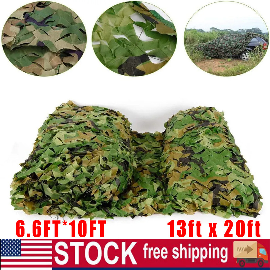 Military Camouflage Net Hunting Tactical Camo Nets Anti Cover Garden Sun Shelter