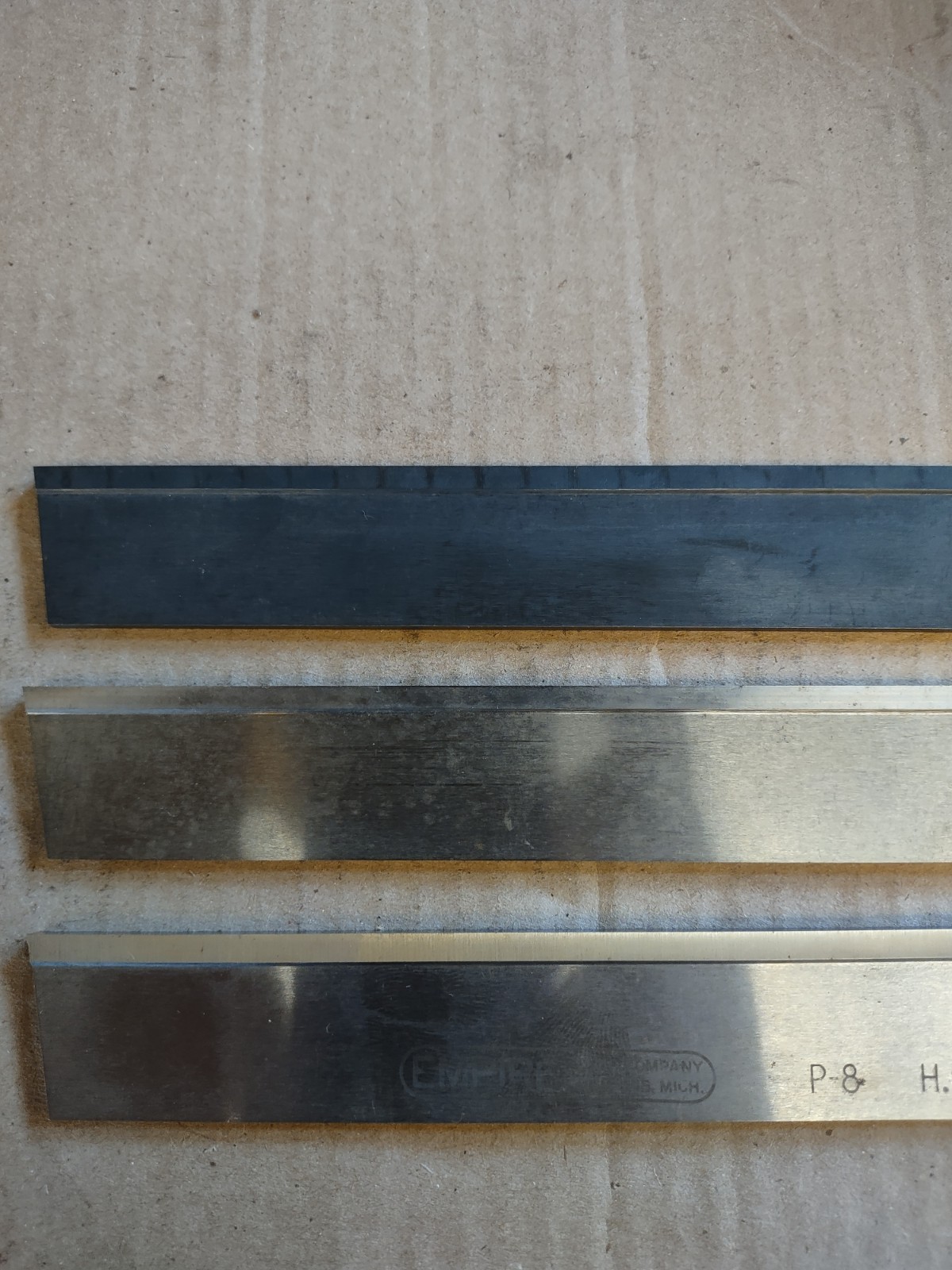 P8 High speed steel cut off blade 3/16" x 1-1/8" x 6-1/2" (various brands)
