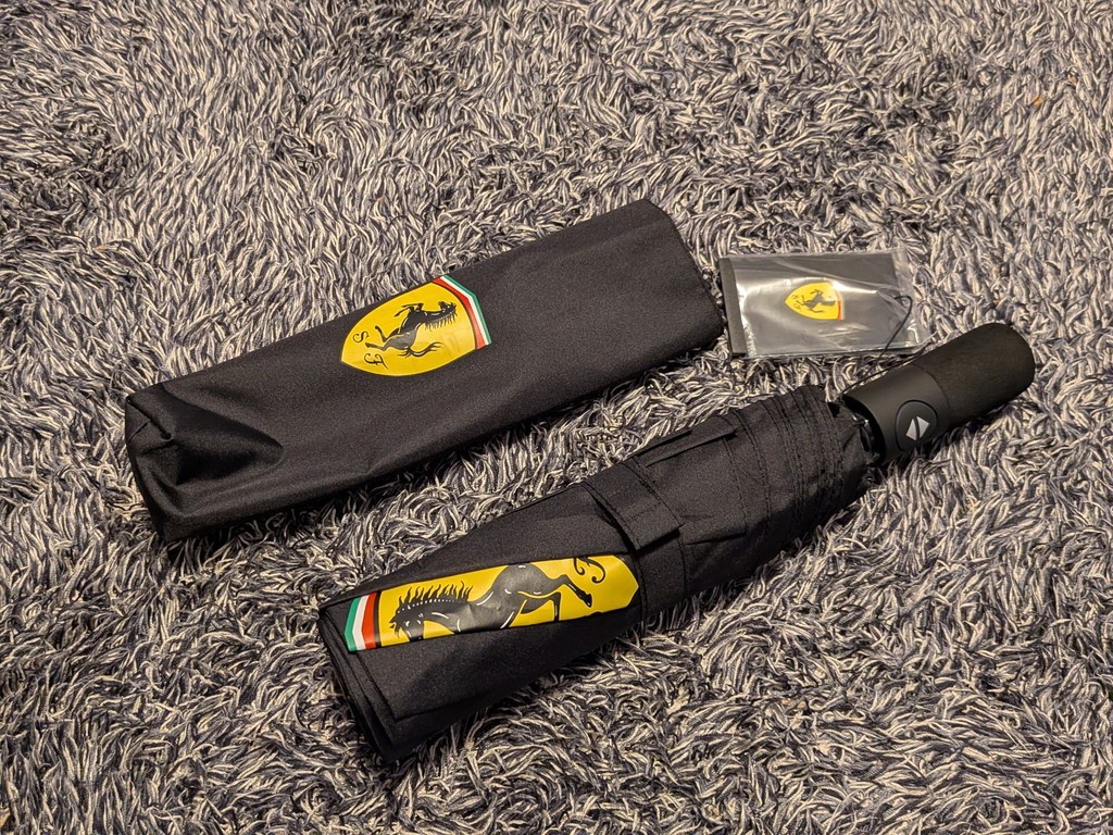 Ferrari folding umbrella NEW