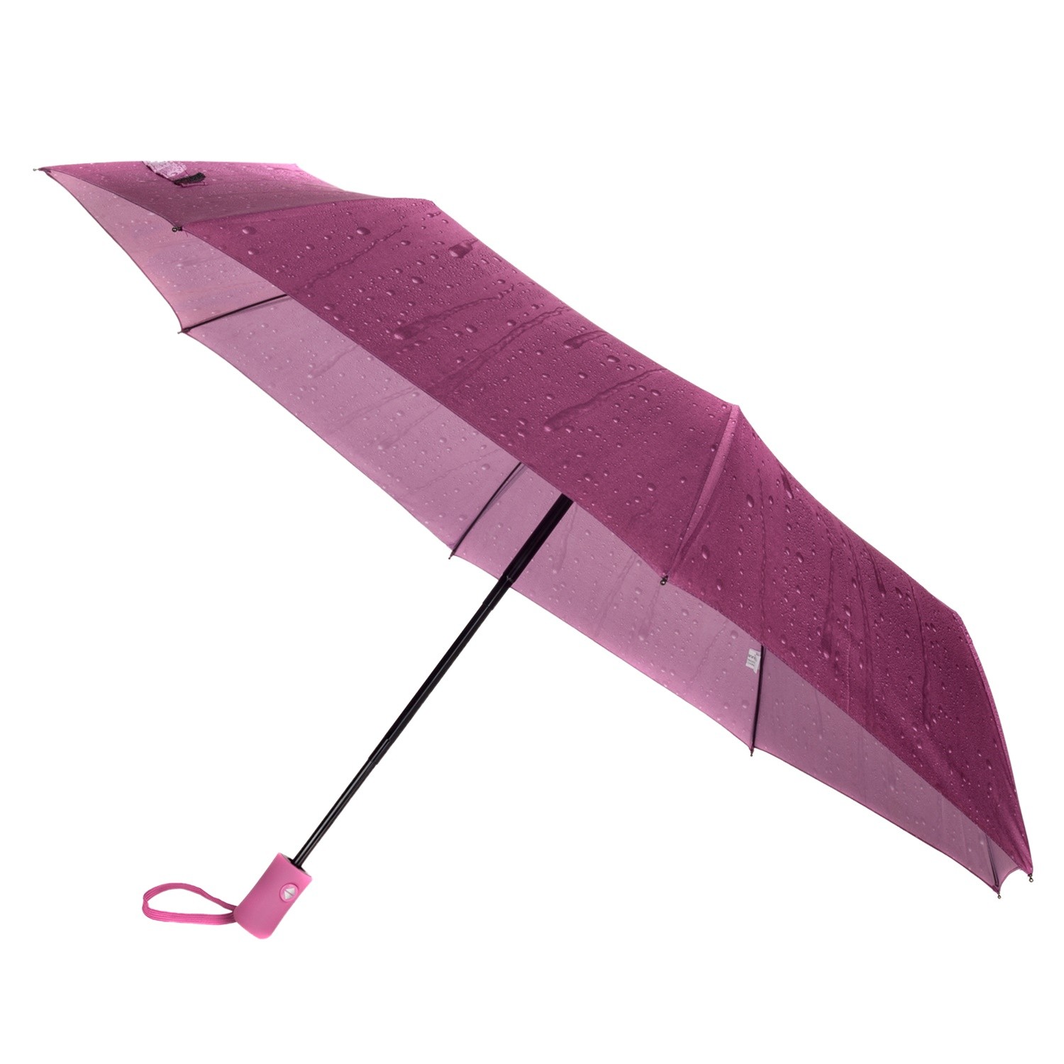 Portable Travel Raindrop Umbrella UV Protection Foldable Canopy with Wrist Strap