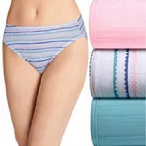 Jockey Modal Stretch Supersoft French Cut Pantie 3 Pack Style 002371 Size 7  NWT