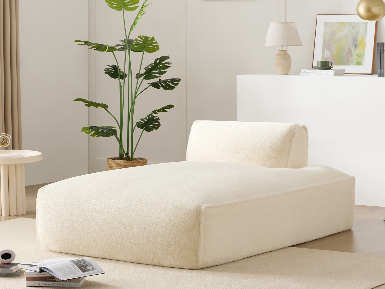 72"Oversized Modular Sofa,Fully Compressed,Left-handed face,Spacious Foam-Fille