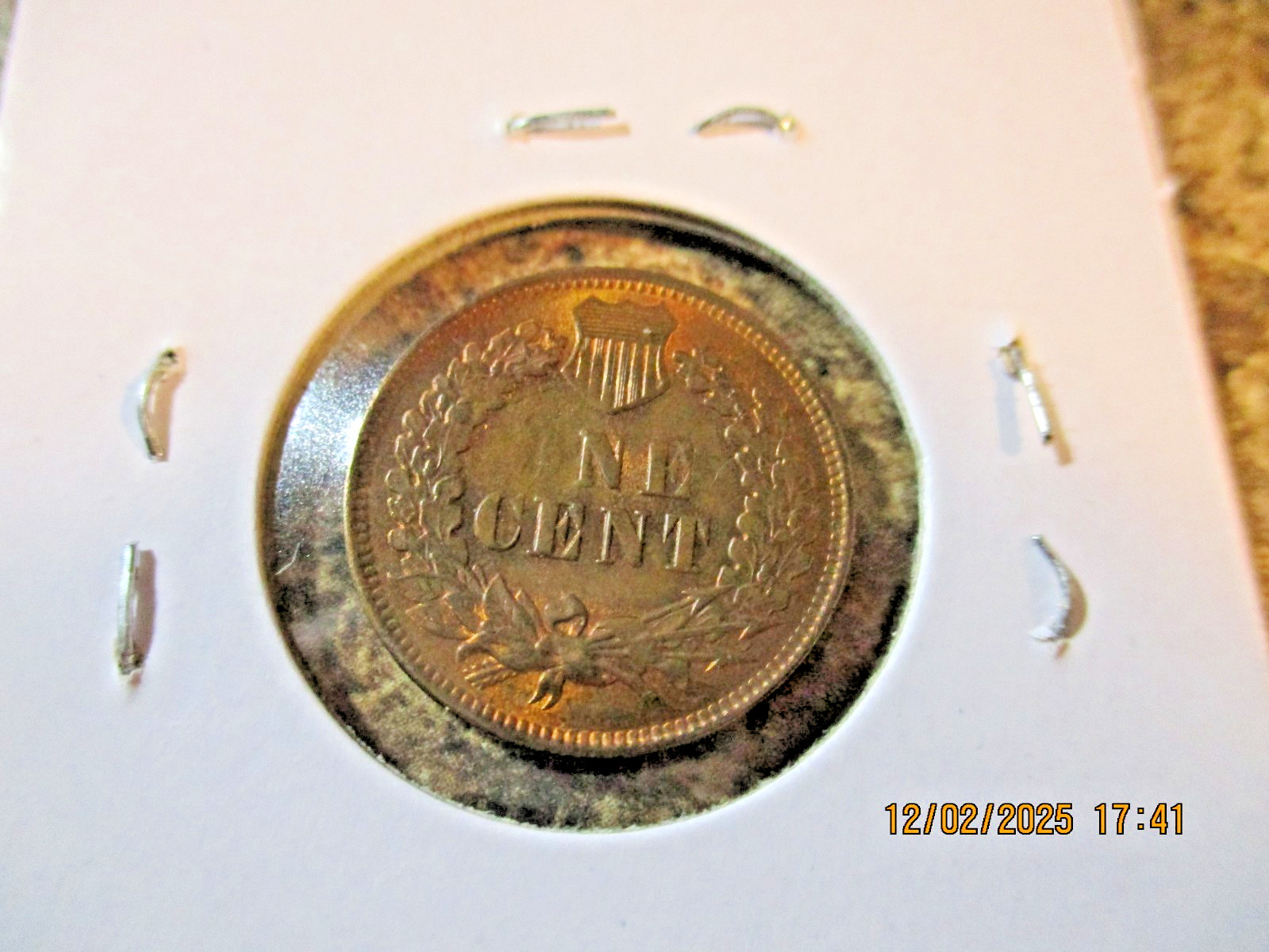 1905 INDIAN CENT GEM RB STRIKE THRU ON ONE KK