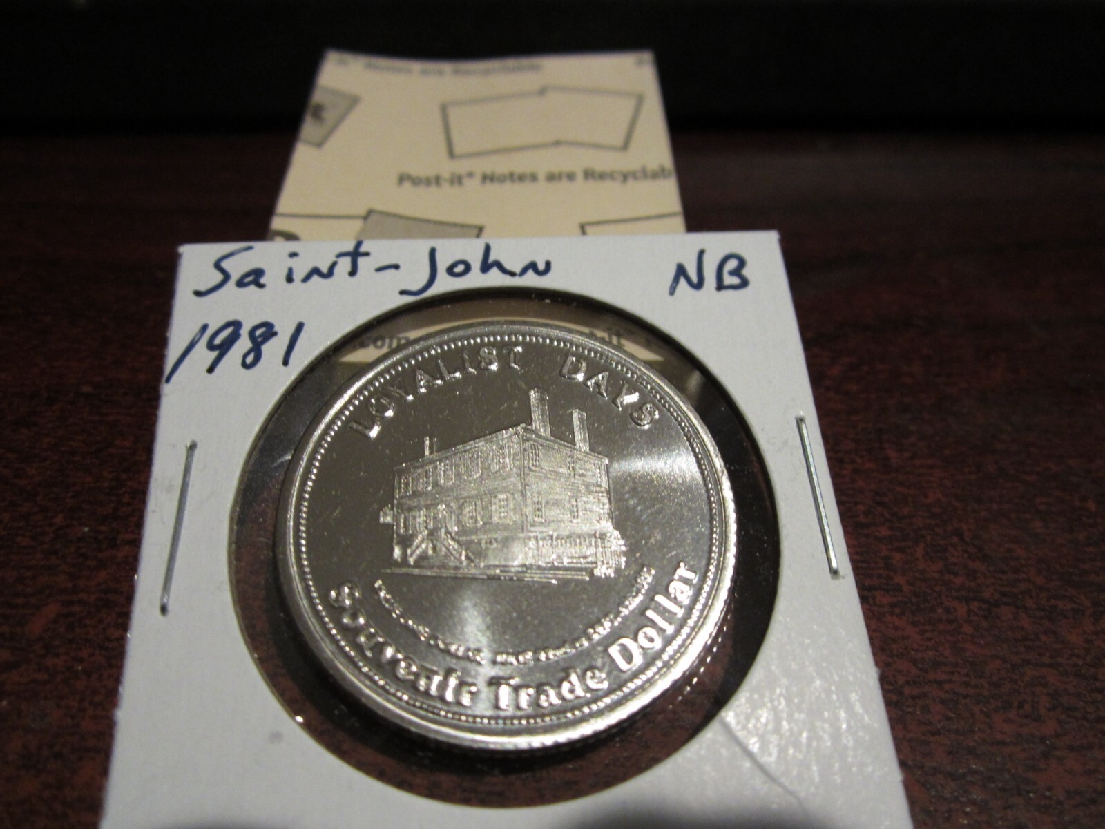 1981 - Saint John, NB - Canada Token, Canadian trade dollar