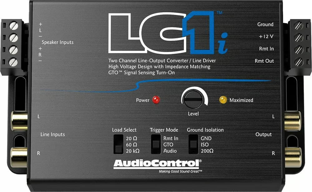 AudioControl LC1i 2-Channel 400W Line Output Converter Line Driver LOC