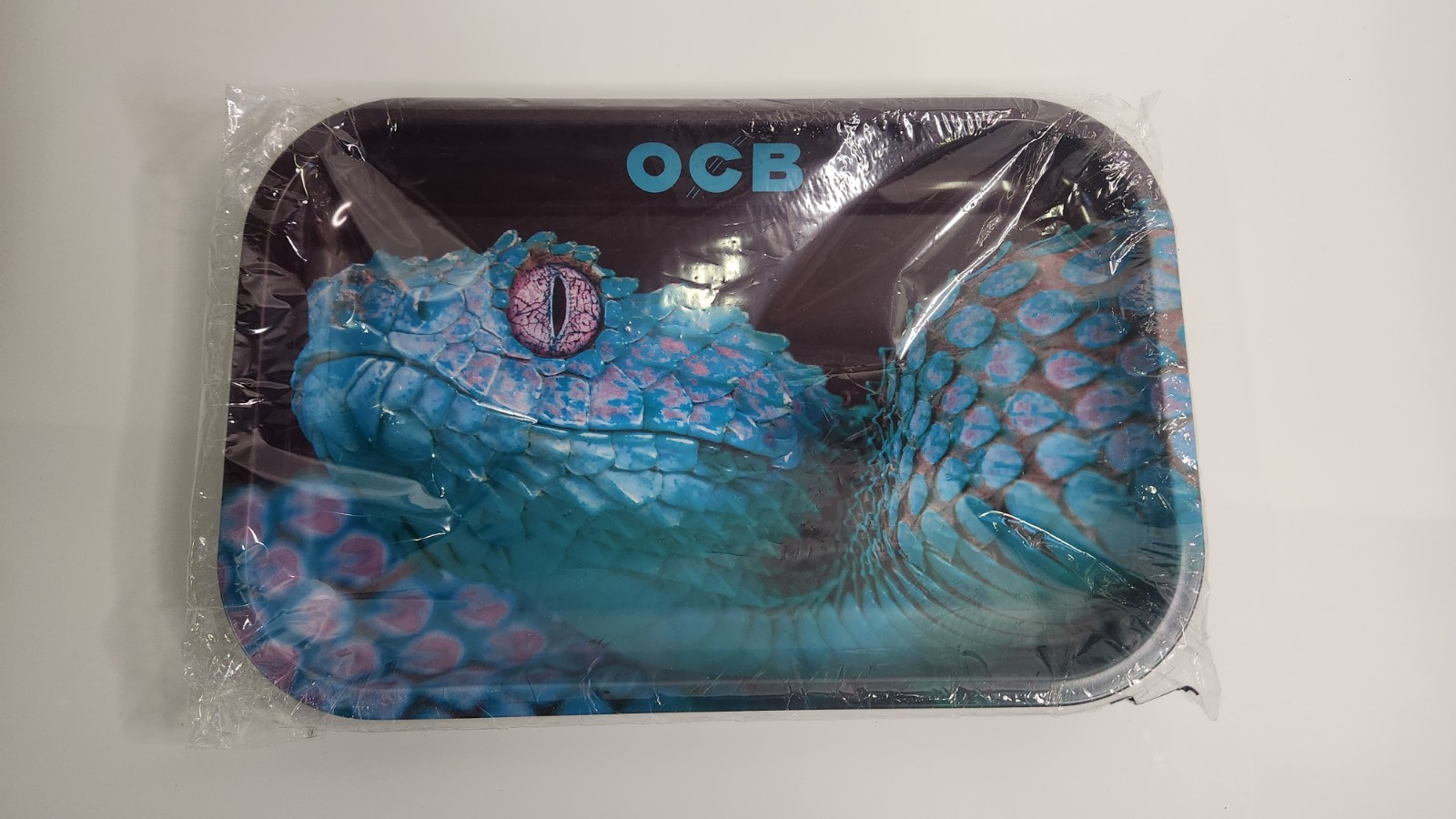 OCB Rolling Tray NEW Large With Snake background