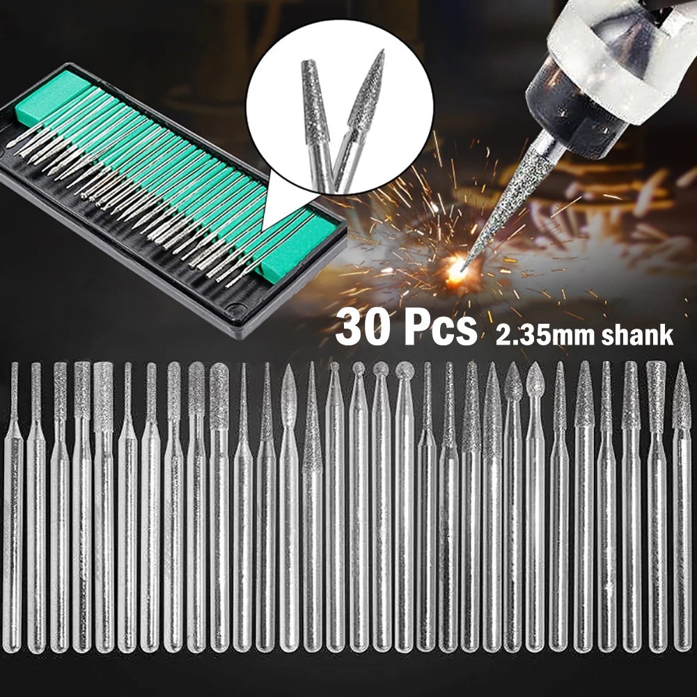 For Electric Grinder Power Tool Accessory Set for Wood Glass Metal 30pcs