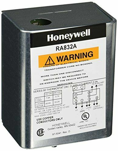 Honeywell RA832A1066 2-Zone DPST Line Voltage Switching Relay