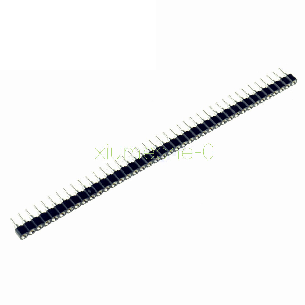 3PCS Strip Tin PCB Female IC Breakable 40pin Single Row Round Header Socket