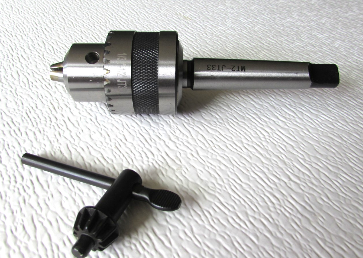 DRILL CHUCK--KEY TYPE--#2 MT