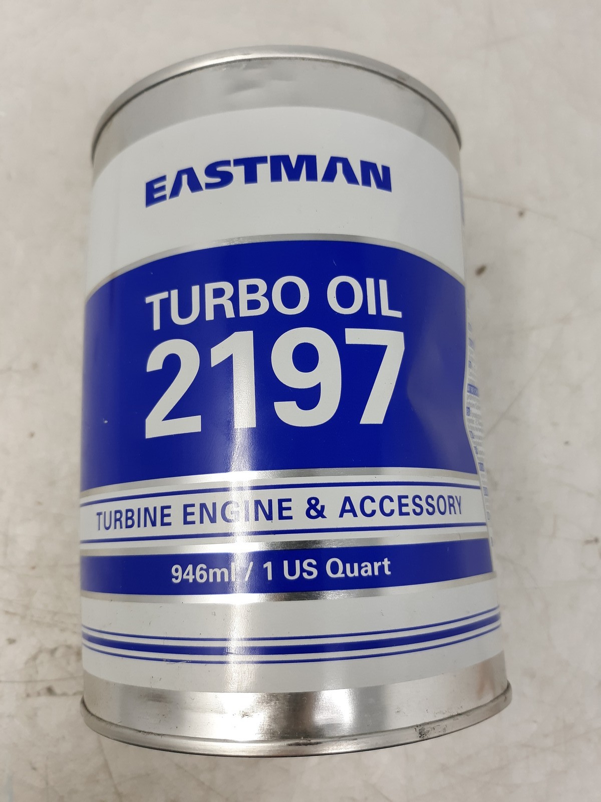 Eastman Turbo Oil 2197 Turbine Engine Lubricant 1 US Quart (946ml) Can
