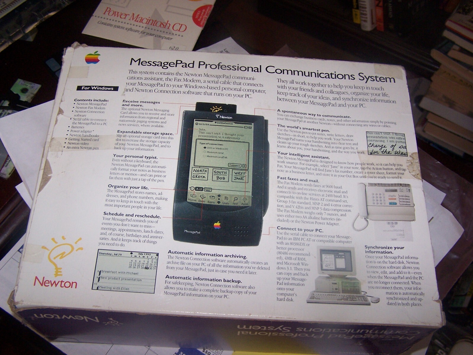 Apple Newton Mesagepad 1000 Professional Communication System for Windows AS IS