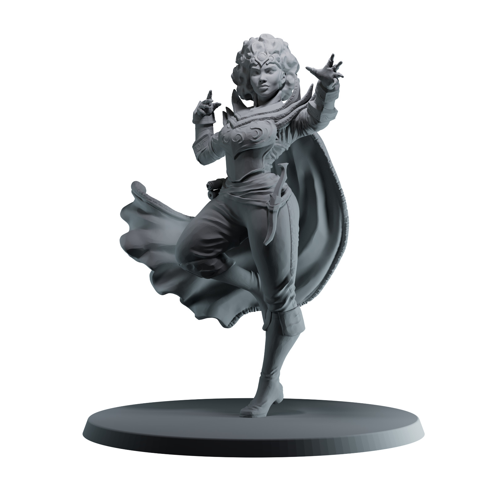 Dungeons & Dragons Playable Character Female Human Tasmin - Sorceress, Witch