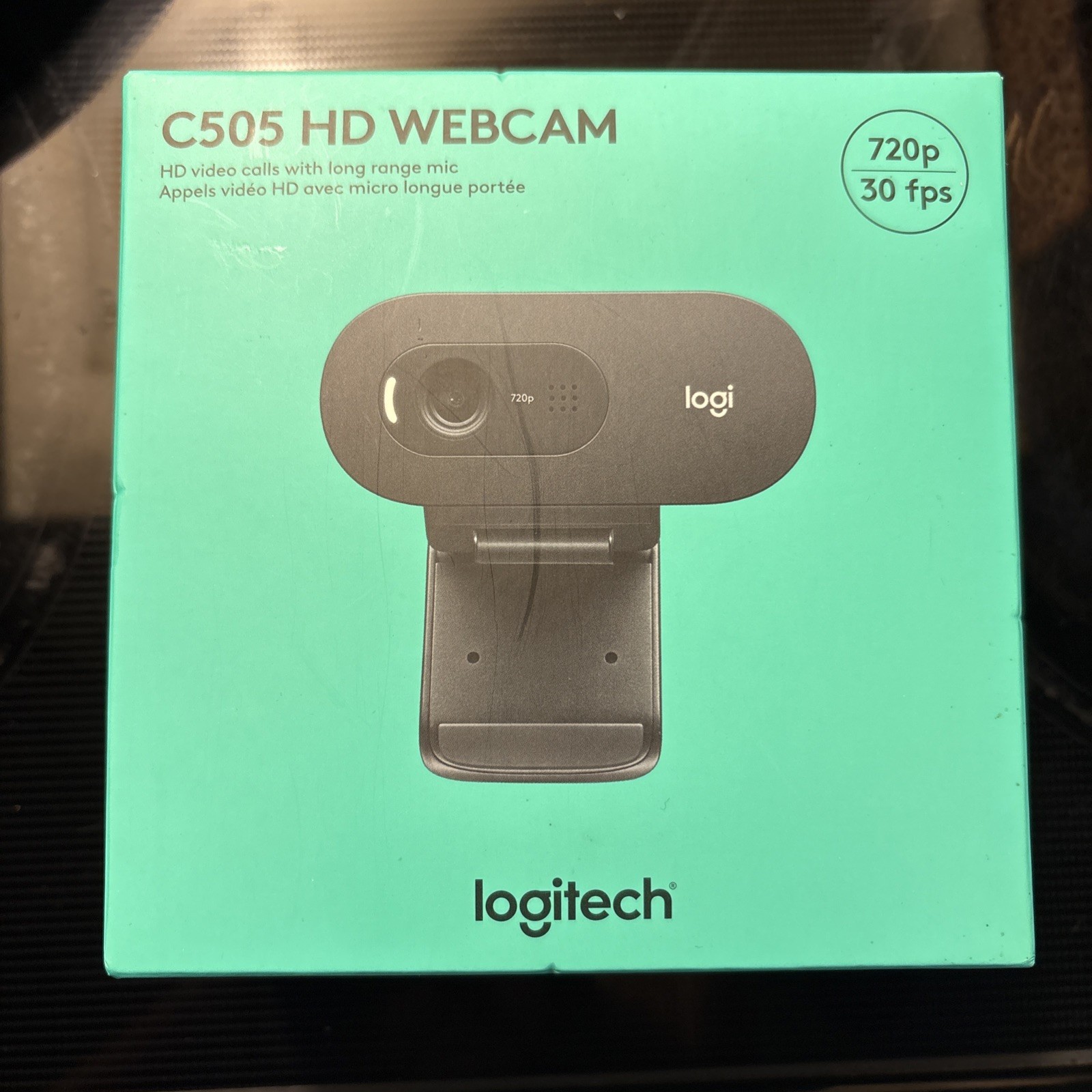 LOGITECH C505 HD WEBCAM WITH LONG RANGE MIC - NEW BOXED