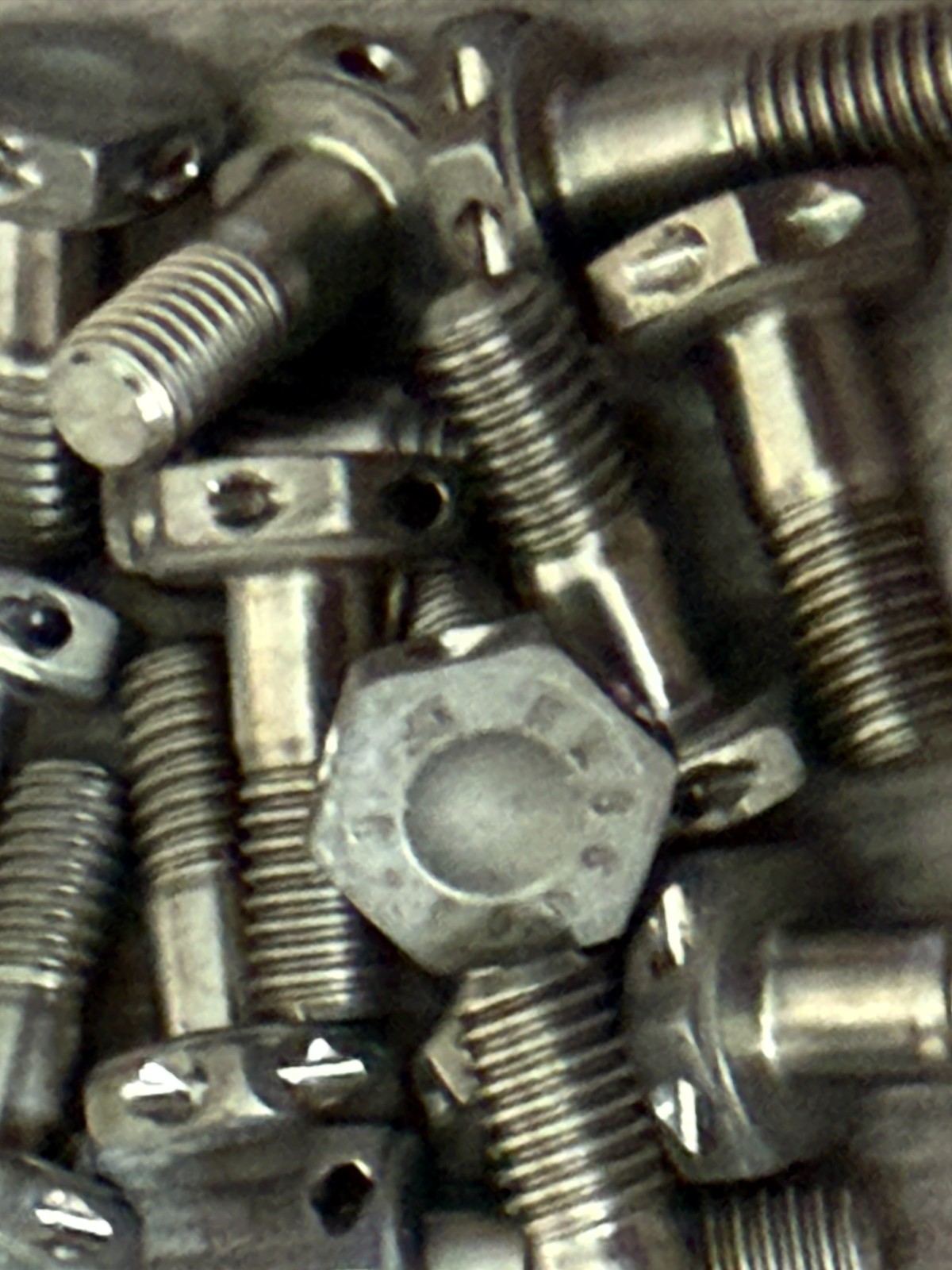 (1) NAS5403-3H Aircraft Hex Drilled Head Titanium bolt 10-32 X .47"