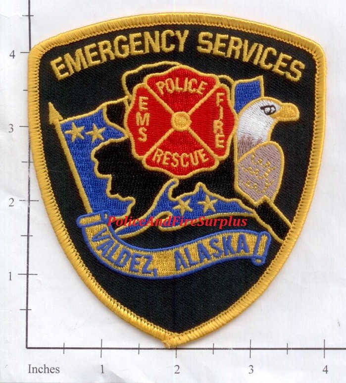 Alaska - Valdez Emergency Services AK Fire Dept Patch