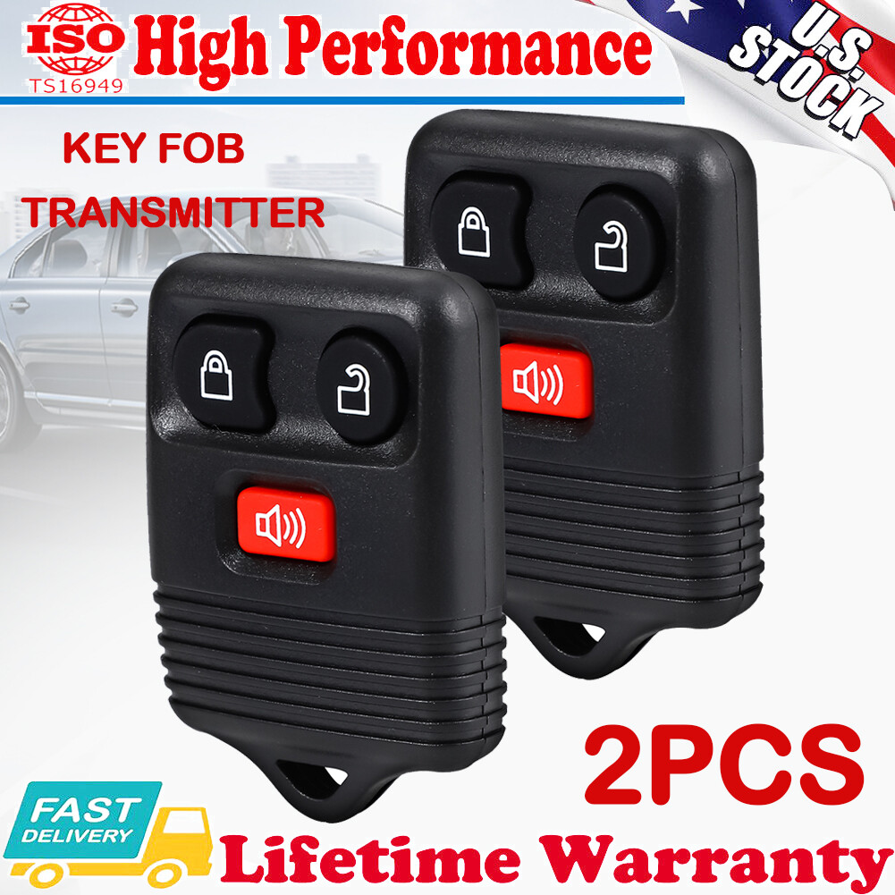 2Pcs Remote control Car key fob for Ford F150 F250 F350 2005 2006 2007 2009 2010