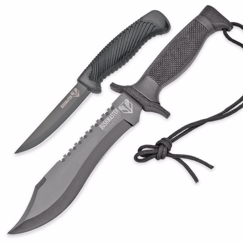 Bushmaster Survival Knife And Skinner Combo Tactical Commando Free Shipping