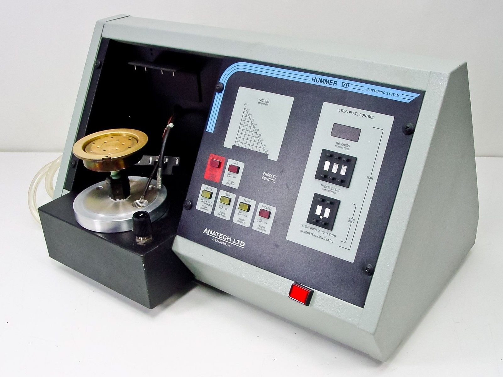 Anatech Hummer VII Sputter Coater Gold Coating System w/ Leybold Trivac Pump